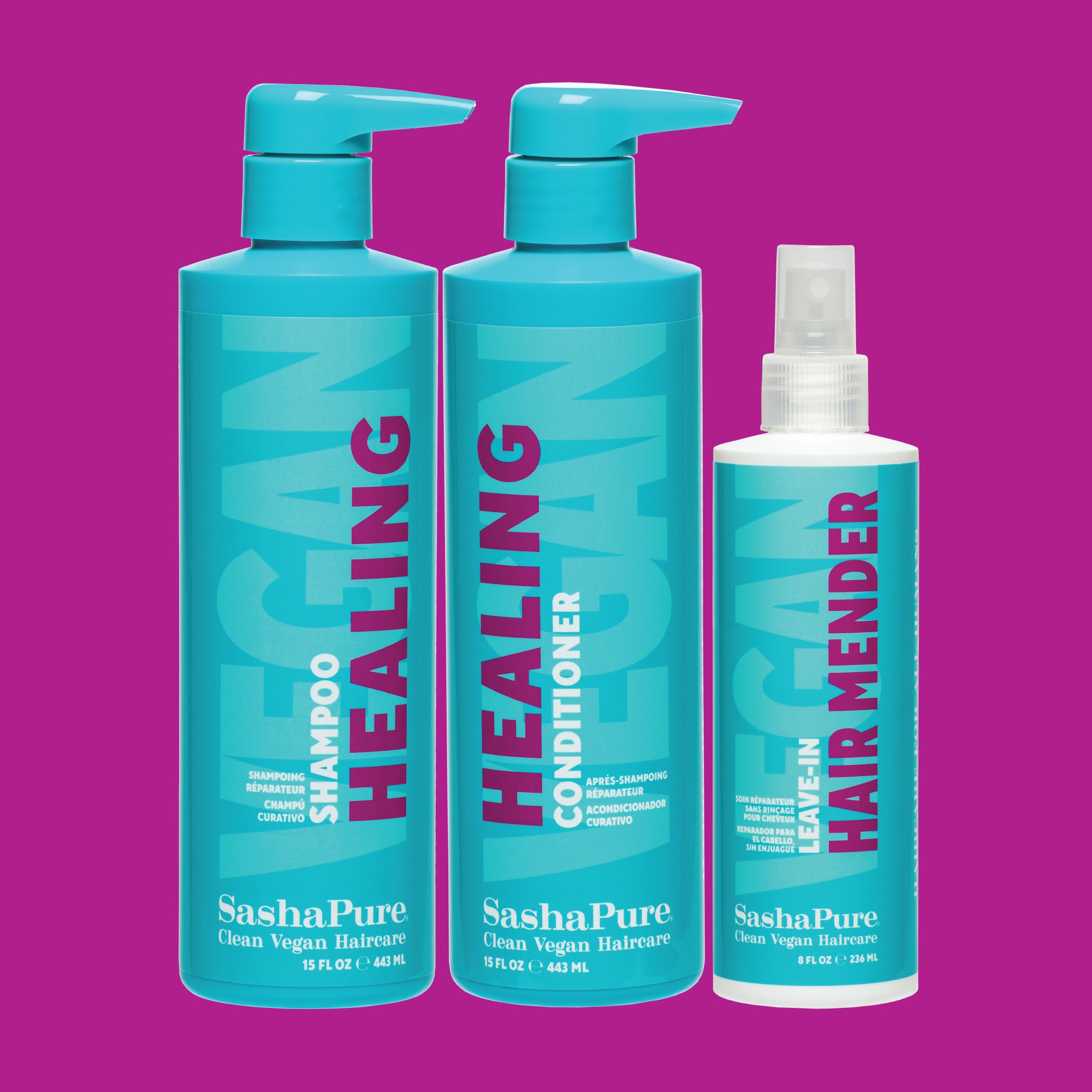 SHANDORA Rebuilding ヘアケア Sashapure HEALING - buy the shampoo + conditioner and receive the