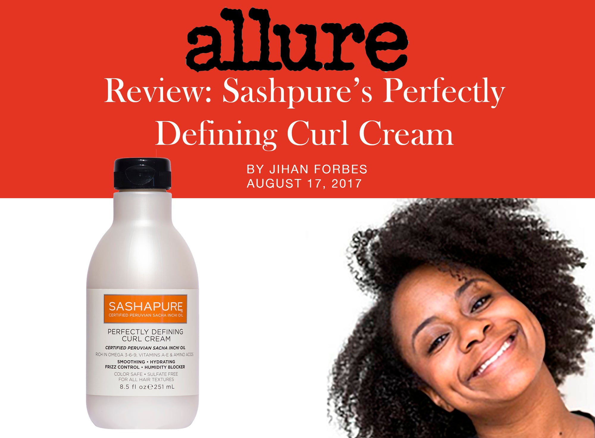 Review: Sashapure's Perfectly Defining Curl Cream