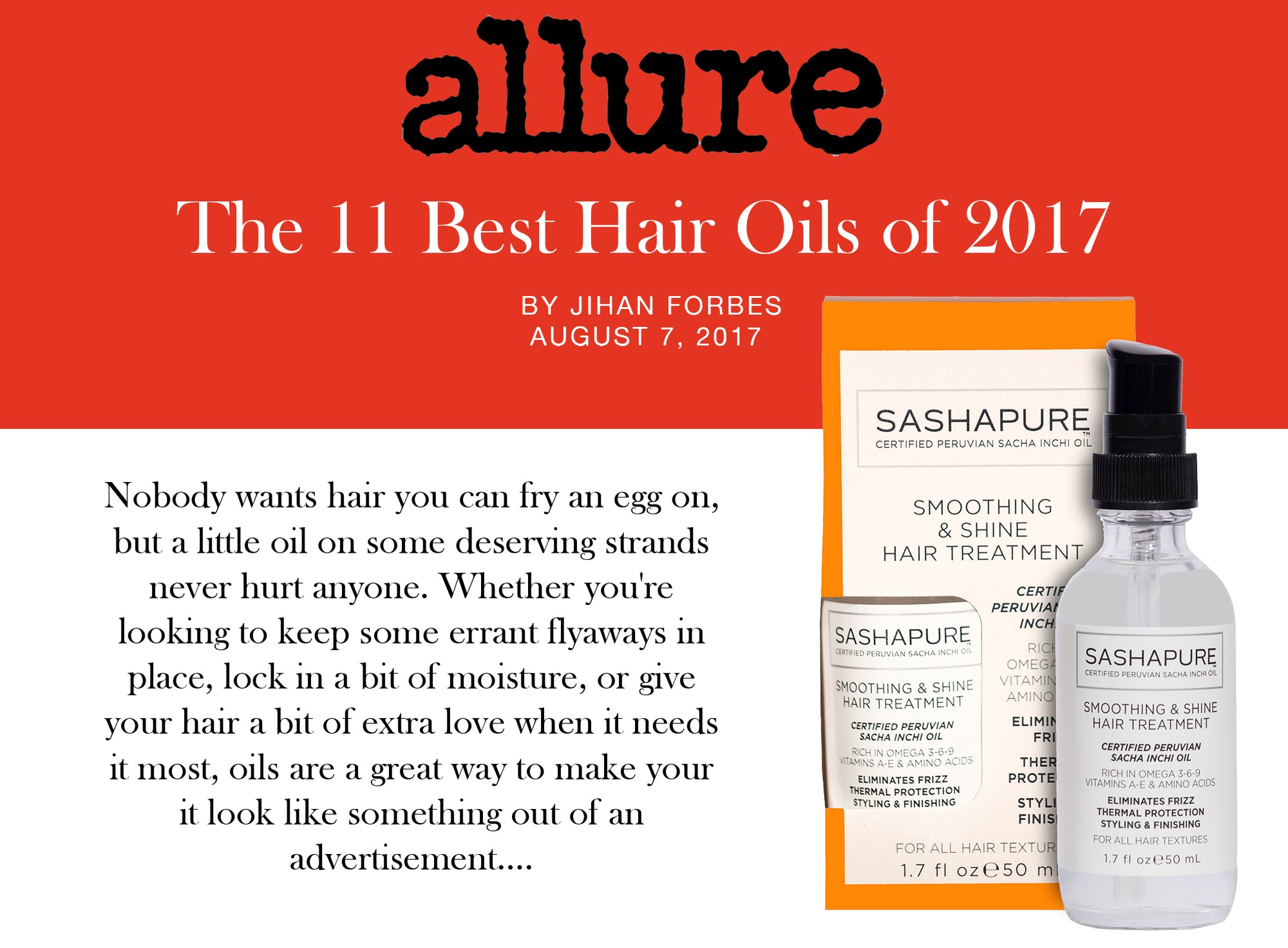 11 Best Hair Oils 2017Allure Magazine